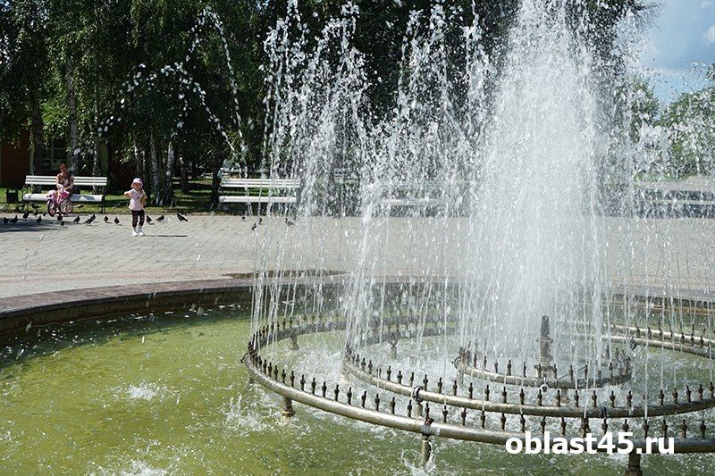 В курганском Горсаду отремонтируют фонтан до 10 августа