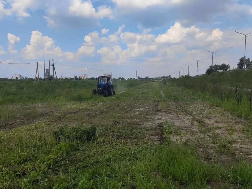 В Кургане продолжается создание и обновление минерализованных полос и ликвидация несанкционированных свалок В Кургане продолжается создание и обновление минерализованных полос и ликвидация несанкционированных свалок