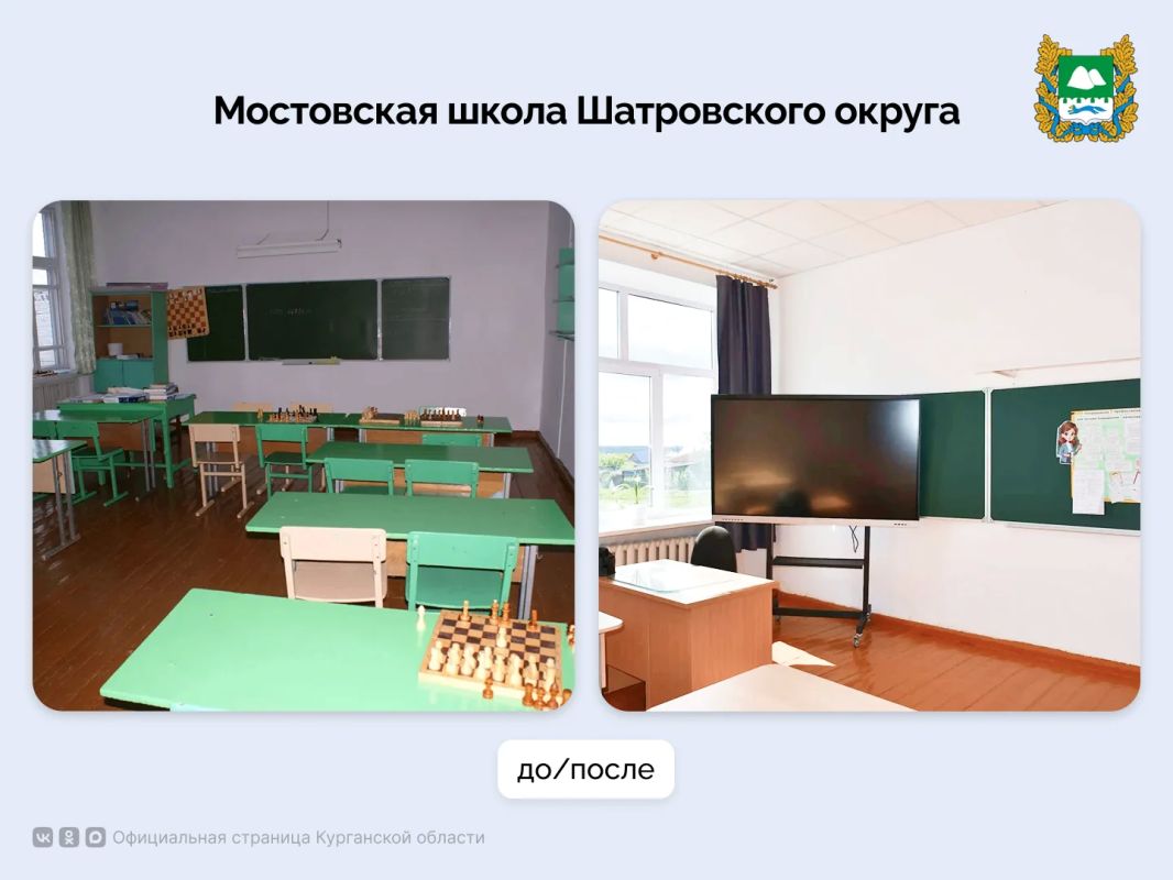 Для жителей села Мостовского Шатровского округа День знаний в этом году стал двойным праздником: местные ребятишки не просто начали новый учебный год — они начали его в полностью обновлённой школе, которая после капитального... Для жителей села Мостовского Шатровского округа День знаний в этом году стал двойным праздником: местные ребятишки не просто начали новый учебный год — они начали его в полностью обновлённой школе, которая после капитального...