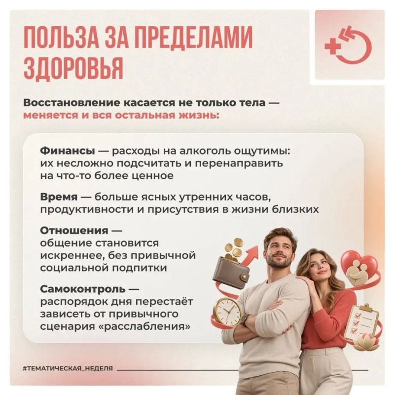 Организм начинает восстанавливаться уже в первые дни без алкоголя Организм начинает восстанавливаться уже в первые дни без алкоголя