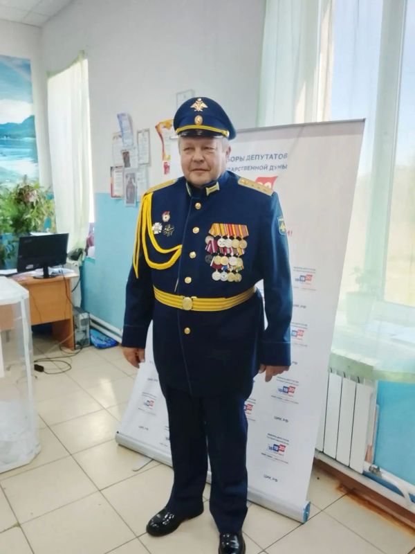На выборах депутатов Государственной Думы в Щучанском муниципальном округе проголосовал военнослужащий в отставке – Михаил Александрович Сукочев