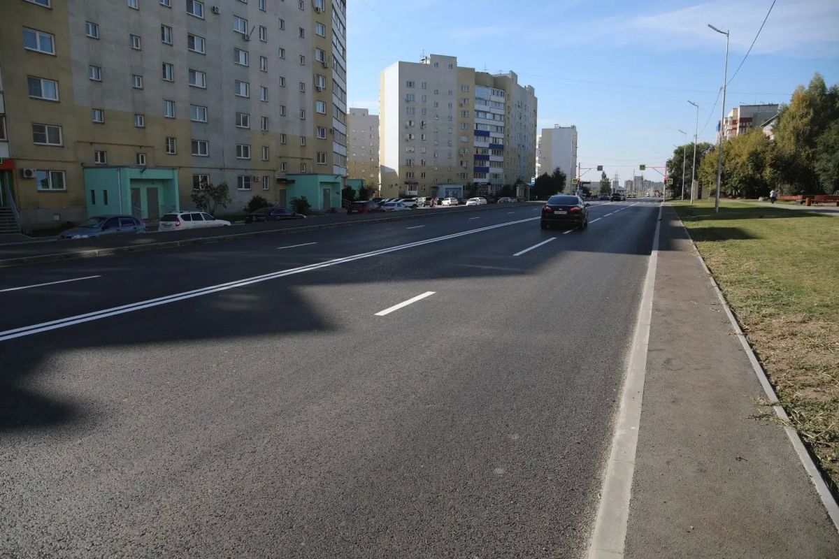 Отремонтированных дорог в Кургане становится больше Отремонтированных дорог в Кургане становится больше