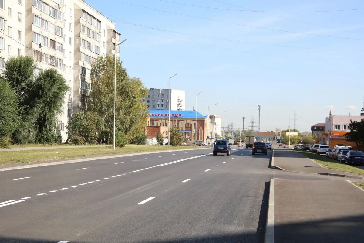 Отремонтированных дорог в Кургане становится больше Отремонтированных дорог в Кургане становится больше