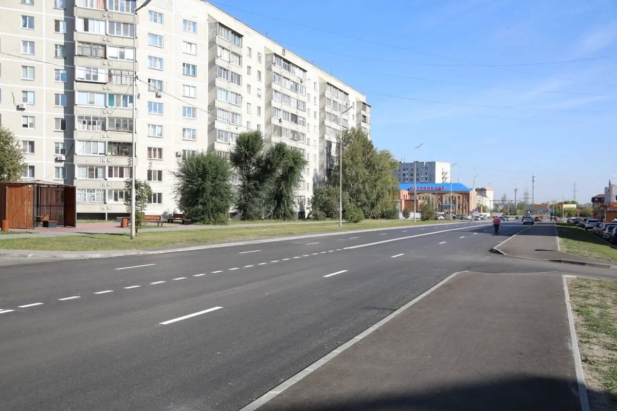 Отремонтированных дорог в Кургане становится больше Отремонтированных дорог в Кургане становится больше