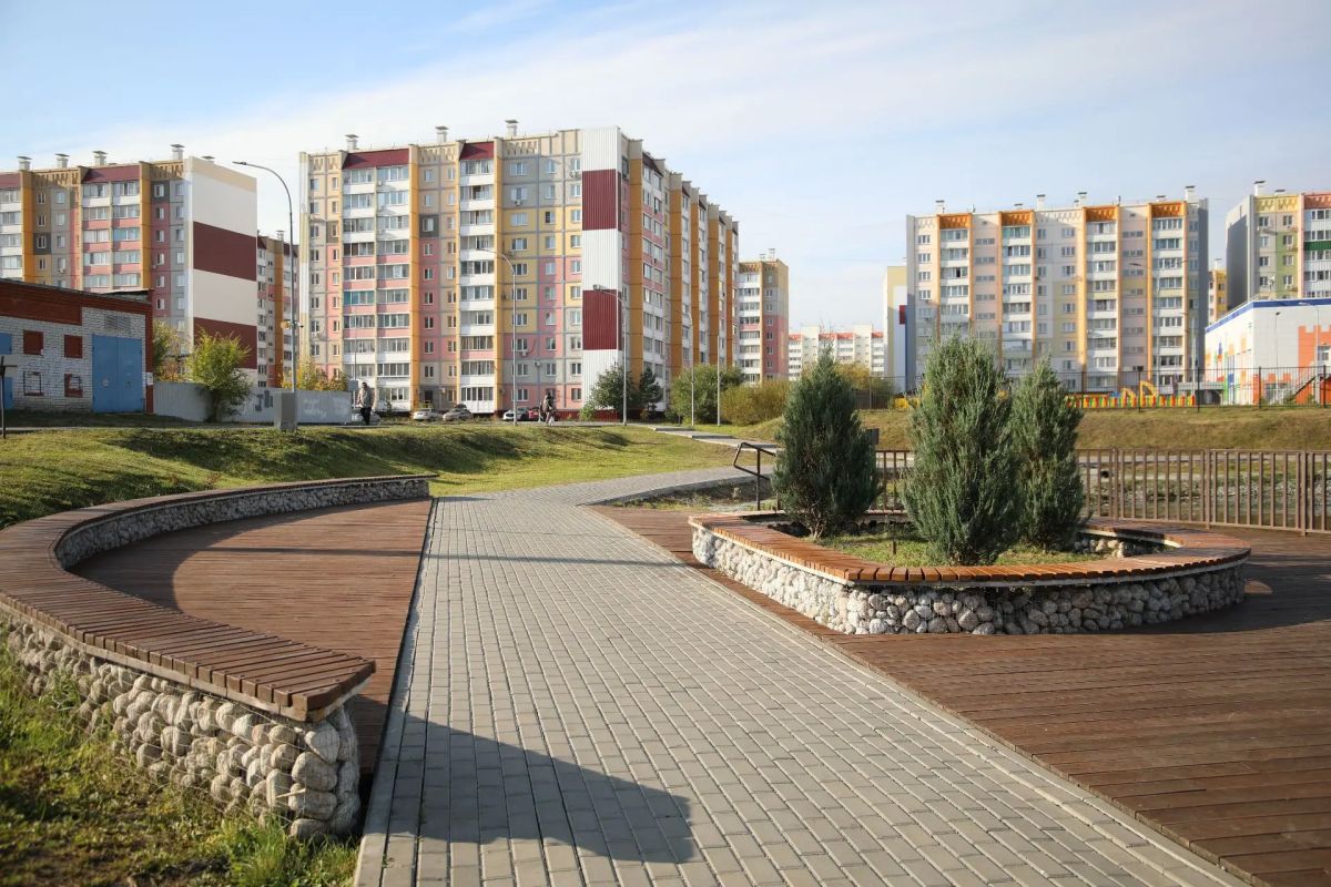 Новые общественные пространства продолжают радовать курганцев Новые общественные пространства продолжают радовать курганцев