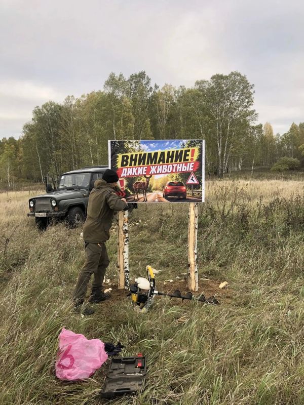 Внимание, водители! На автодорогах ЕШК и Шадринск — Миасское установлены информационные щиты «Дикие животные» Внимание, водители! На автодорогах ЕШК и Шадринск — Миасское установлены информационные щиты «Дикие животные»