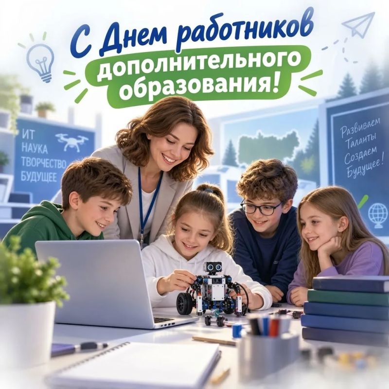 С Днем работников дополнительного образования!