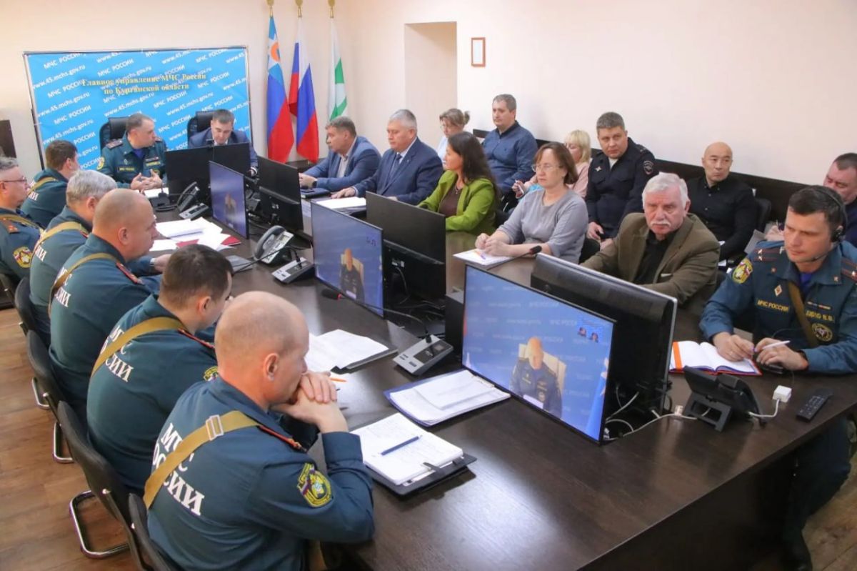 В Курганской области проходят мероприятия второго этапа штабной тренировки по гражданской обороне