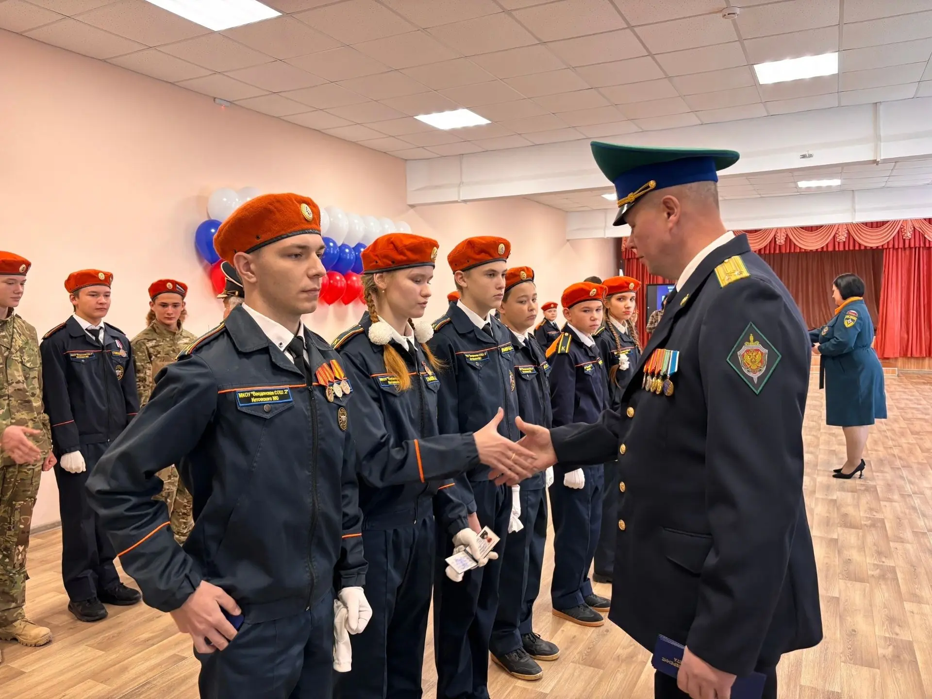 В Введенской средней школе №2 Кетовского округа отметили 23-й день рождения школьного кадетского движения