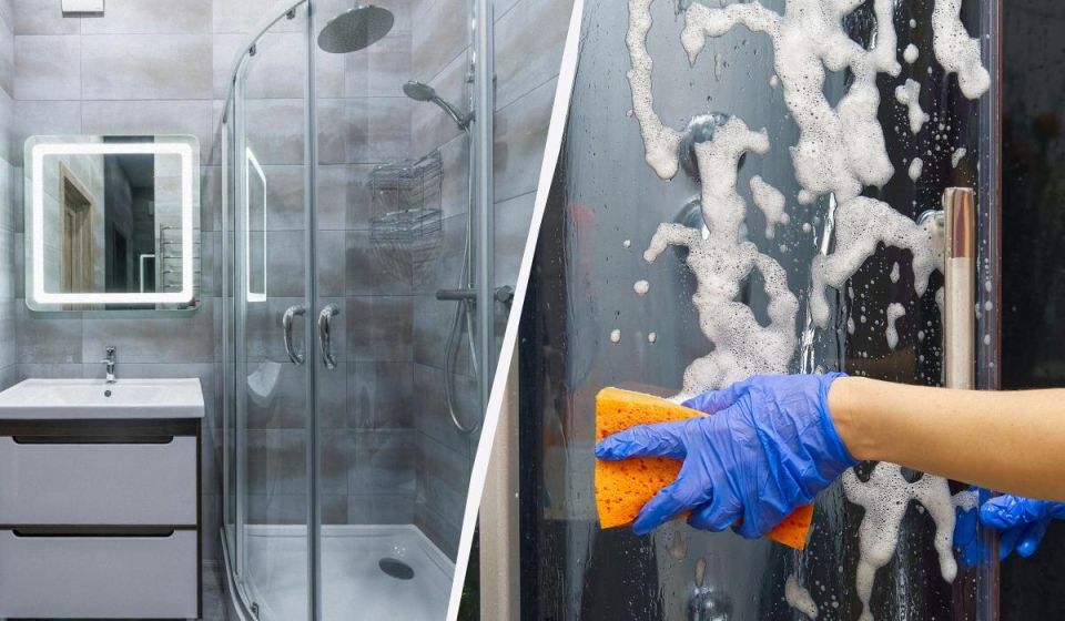 Секрет блестящей душевой: как легко избавиться от налета