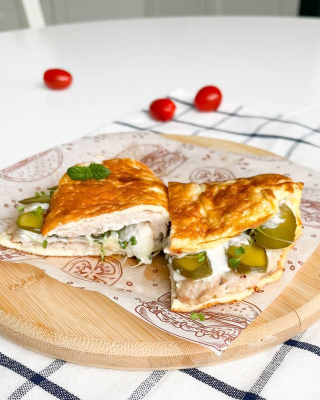 Бриолет с курицей и сыром: новый вкусный тренд