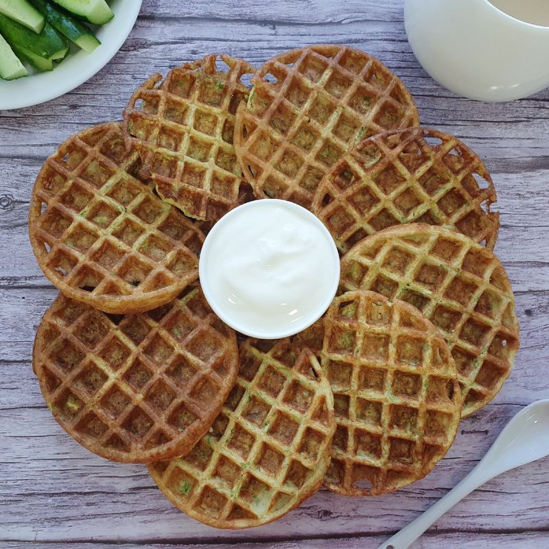 Вафли из кабачков: легкий и полезный вариант