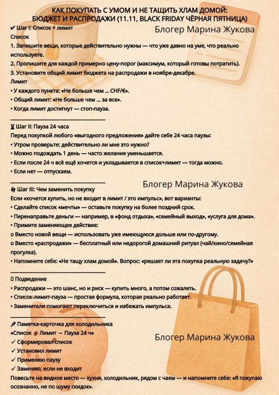 Как шопинг может стать искусством: советы для разумных покупок